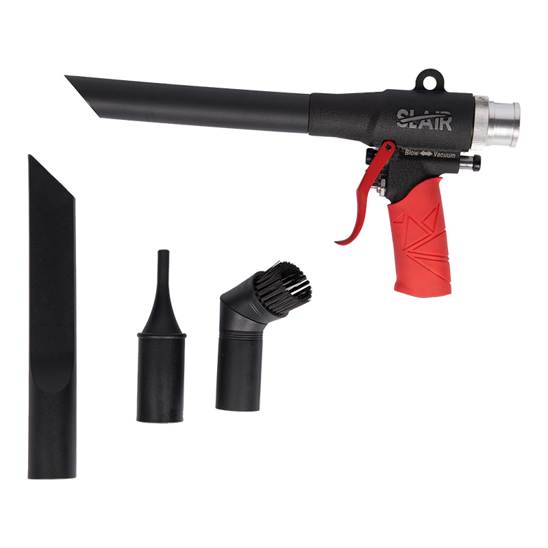  ENSEMBLE D'ASPIRATEUR À AIR/SOUFFLETTE SLAIR ONE-TOUCH, 2 EN 1, AVEC TUYAU, SAC, SERVICE INTENSIF