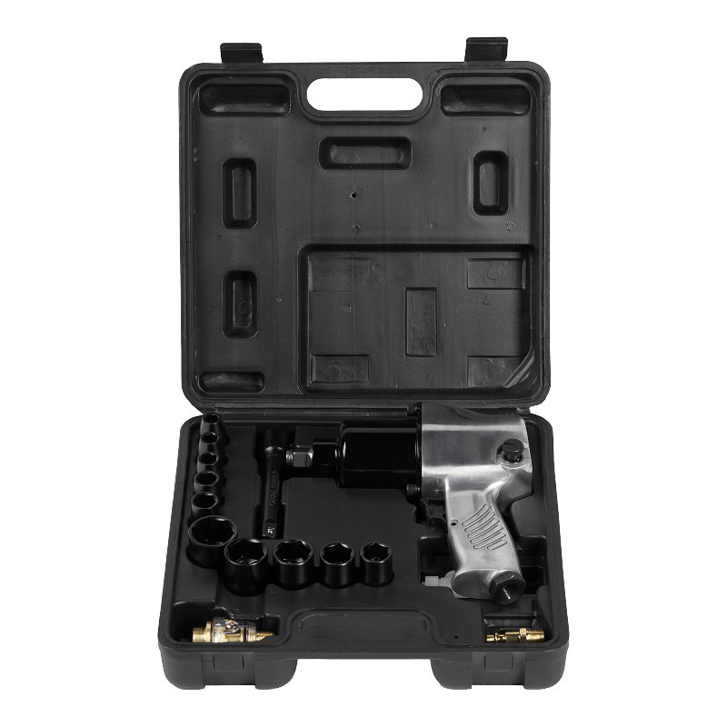  XINXING XQ-T03B 17PC 1/2 "KIT DE CLÉ À CHOCS PNEUMATIQUE, 488NM, DOUBLE MARTEAU, AVEC DOUILLE, BMC SET