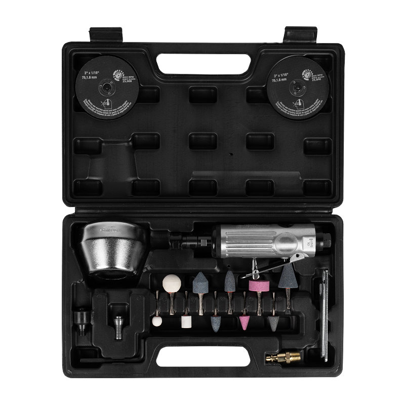  XINXING XQ-T05 KIT DE DÉCOUPE-MEULEUSE À AIR 21PC, 2 EN 1, AVEC PIERRE, DISQUE, BMC SET